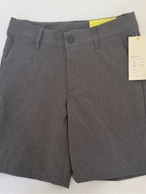 Boys Gray Golf Shorts Size 7 Adjustable Waist Performance School Uniform New